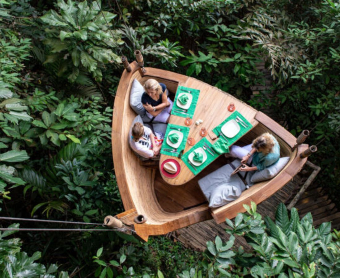 TreepodDining Soneva Kiri
